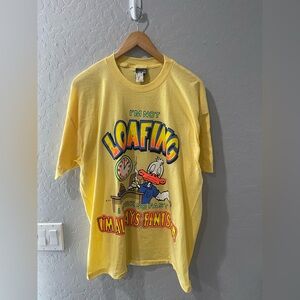 Vintage NOS “I’m Not Loafing” Work‎ Funny SS Shirt XL